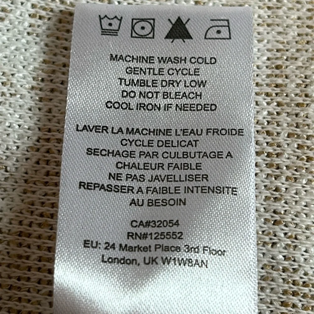 Dolan Left Coast Collection Cotton Sand-tone Long Sleeve Crop Jacket Women’s S - Picture 11 of 14